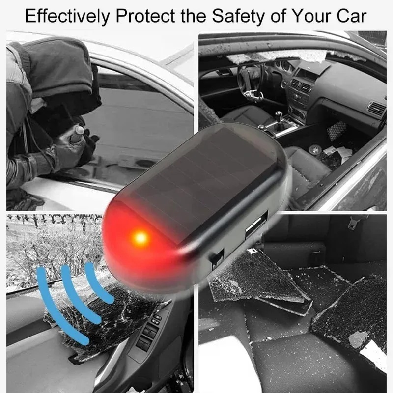 Home Security Wireless - Solar Powered Car Fake Security Light