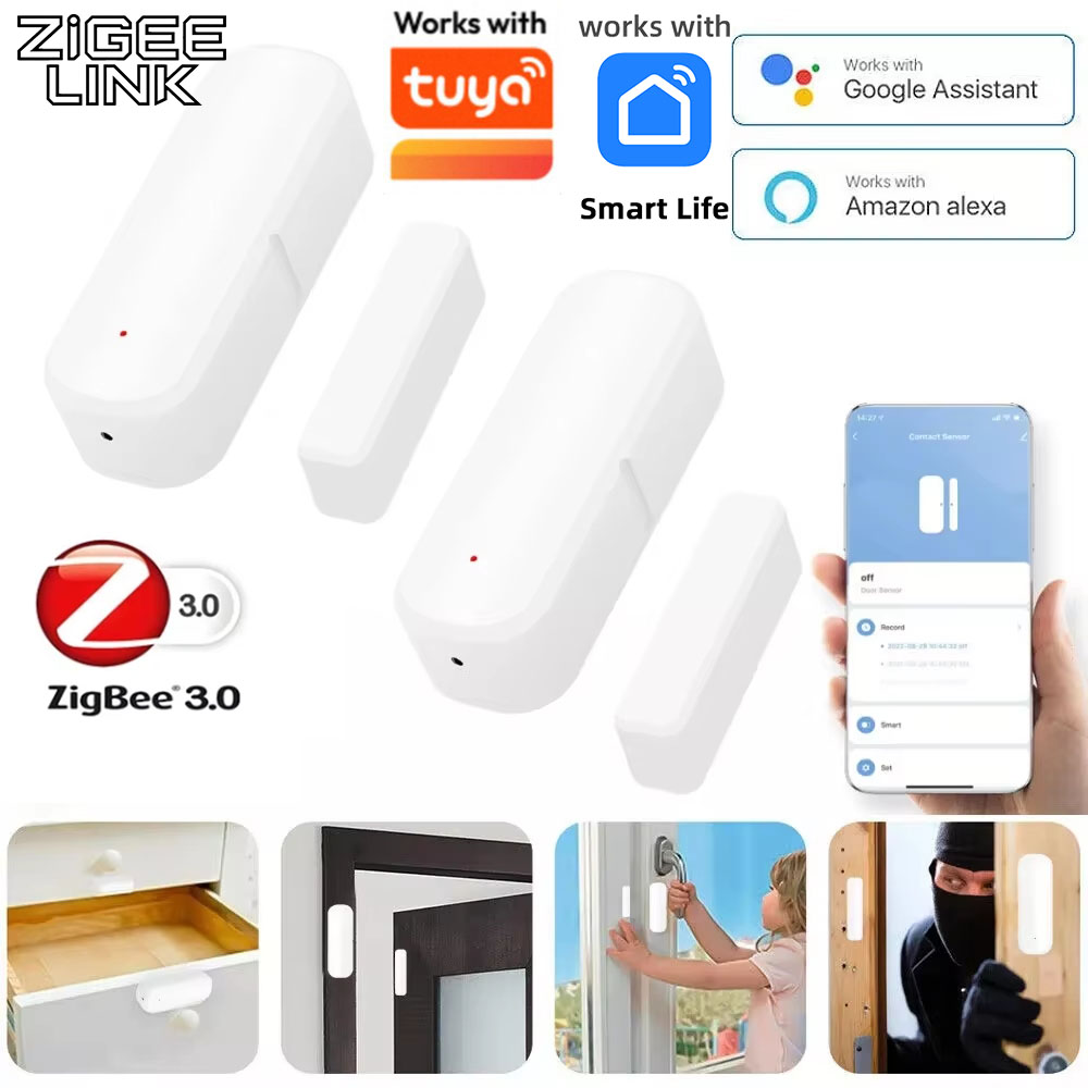Home Security With Ai - Work With Tuya ZigBee 3.0 Door