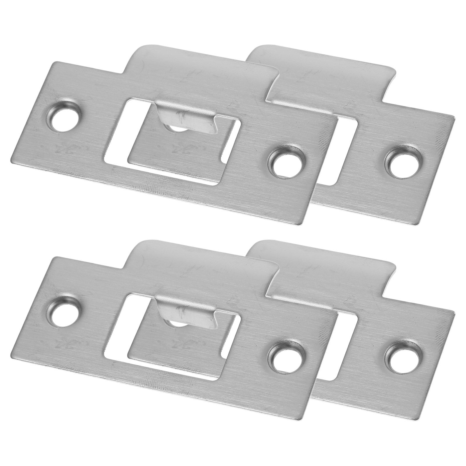 Door Reinforcer Kit - 4Pcs Stainless Steel Strike Plate for