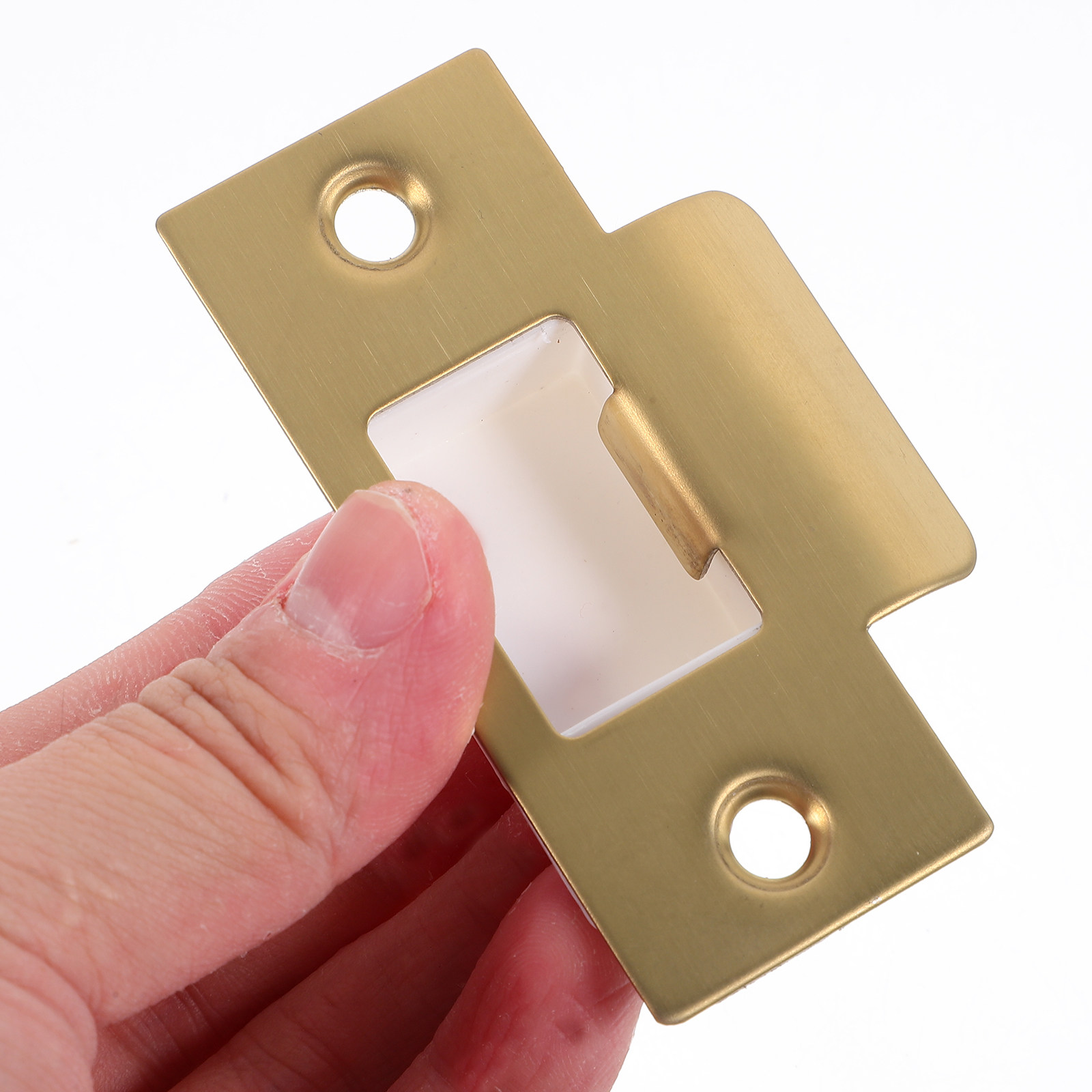 Door Reinforcer Kit - 1Set Metal T-Shaped Lock Tongue Buckle