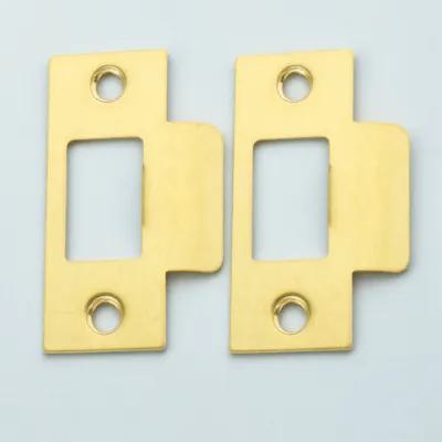 Door Reinforcer Kit - 2Pcs Lock Tongue Deadbolt Strike Plate