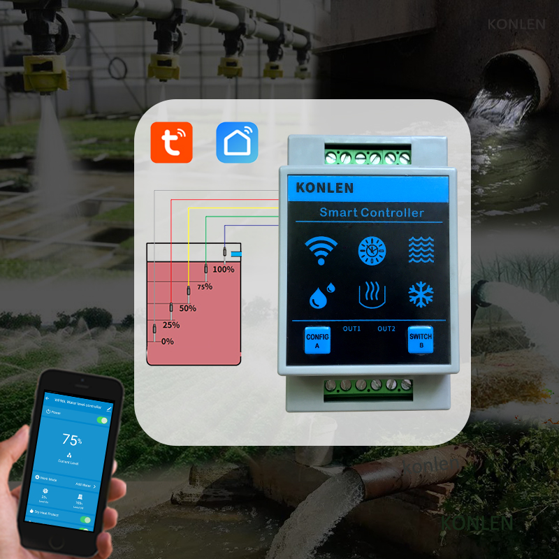 KONLEN Tuya Water Level Sensor - Home Security With Ai บทวิจารณ์และราคา