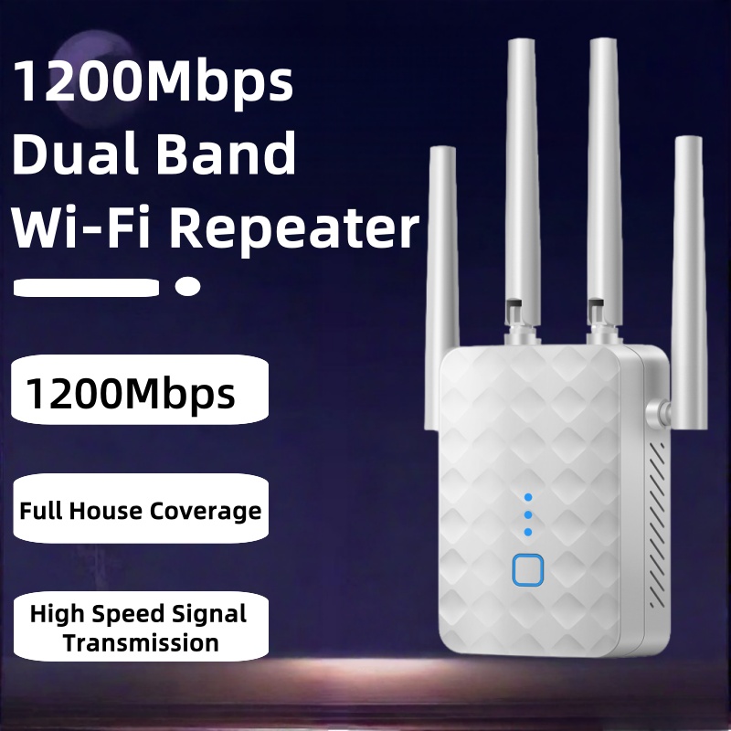 1200Mbps Dual Band WiFi Repeat - Home Security Wireless บทวิจารณ์และราคา