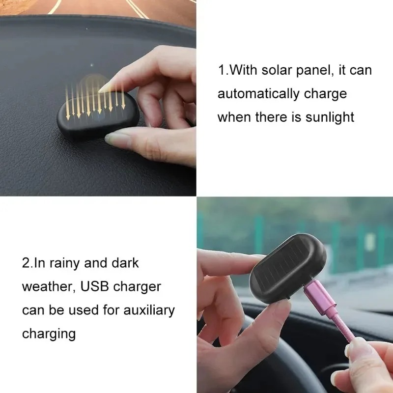 Solar Powered Car Fake Securit - Home Security Wireless บทวิจารณ์และราคา