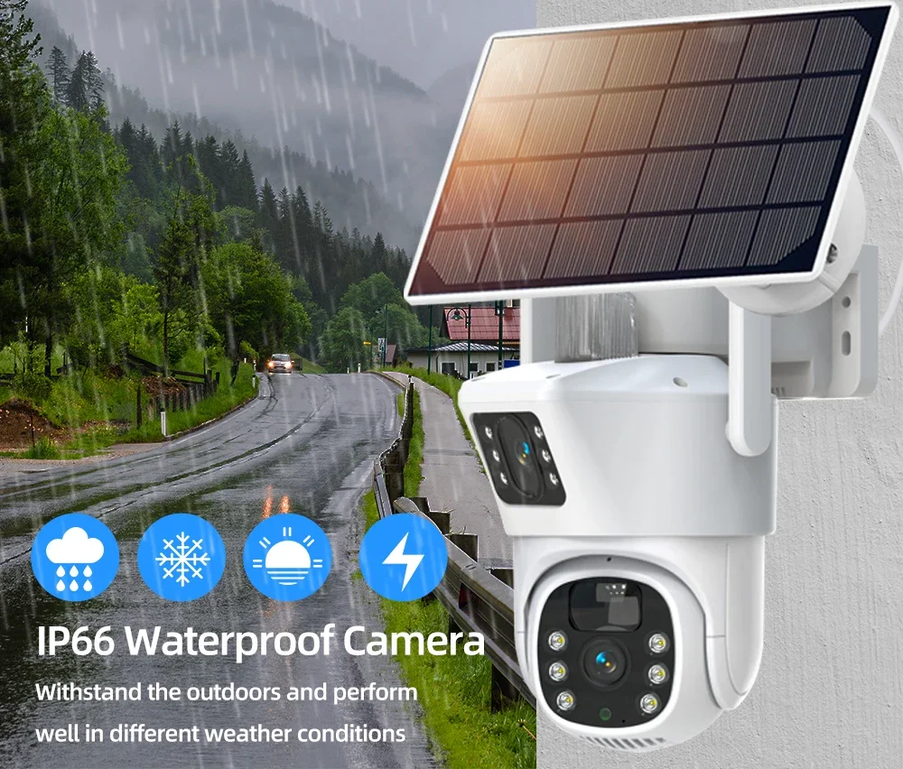 4K 8MP Dual Lens Wifi Solar CC - Nvr Kit 8 Channel บทวิจารณ์และราคา