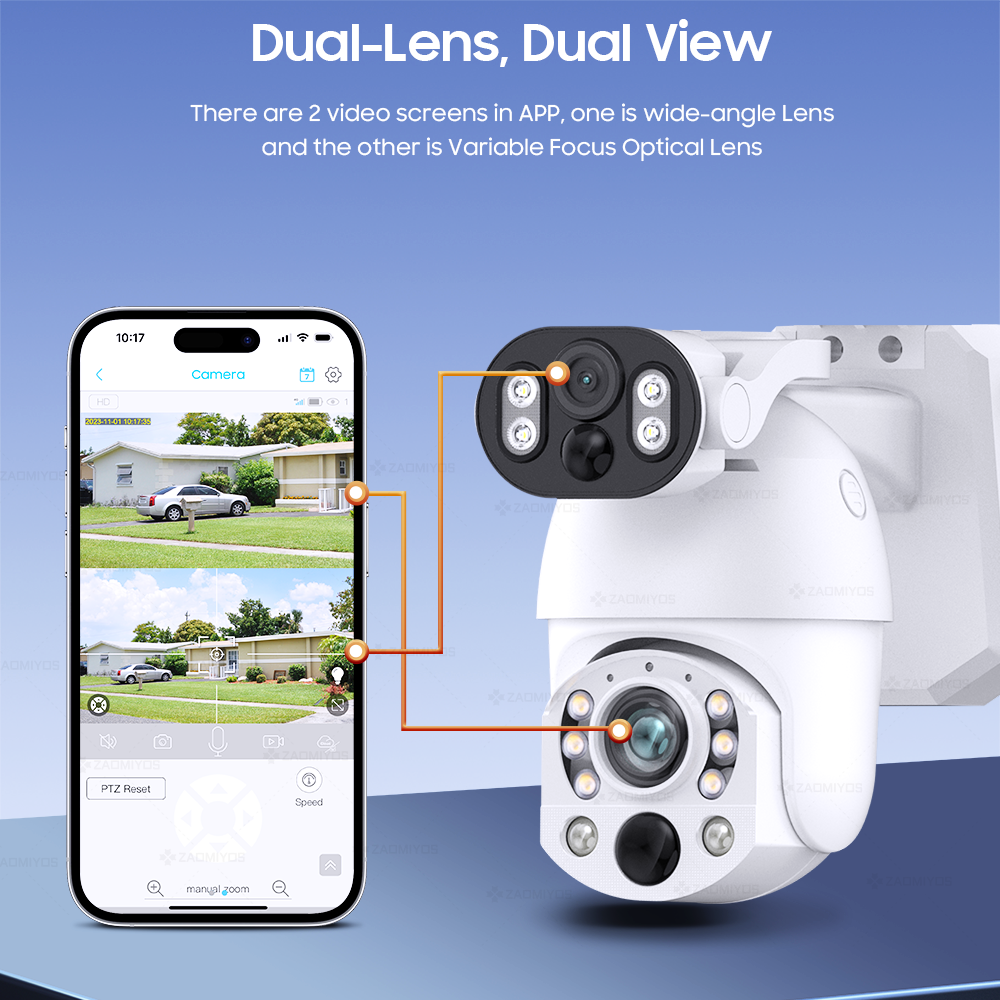 4K 4G Solar Camera 50X Optical - Home Security With Ai บทวิจารณ์และราคา