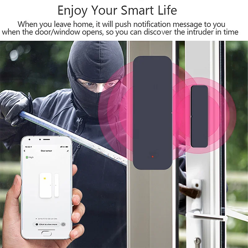Tuya Zigbee Wifi Door Sensor W - Home Security With Ai บทวิจารณ์และราคา