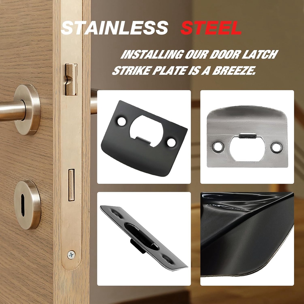 AT51-12 PCS Door Strike Plate, - Door Reinforcer Kit บทวิจารณ์และราคา