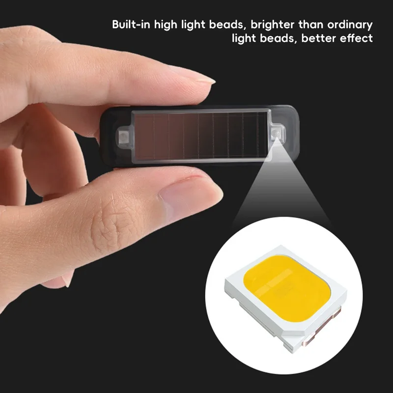 Mini LED solar power car warni - Home Security Wireless บทวิจารณ์และราคา