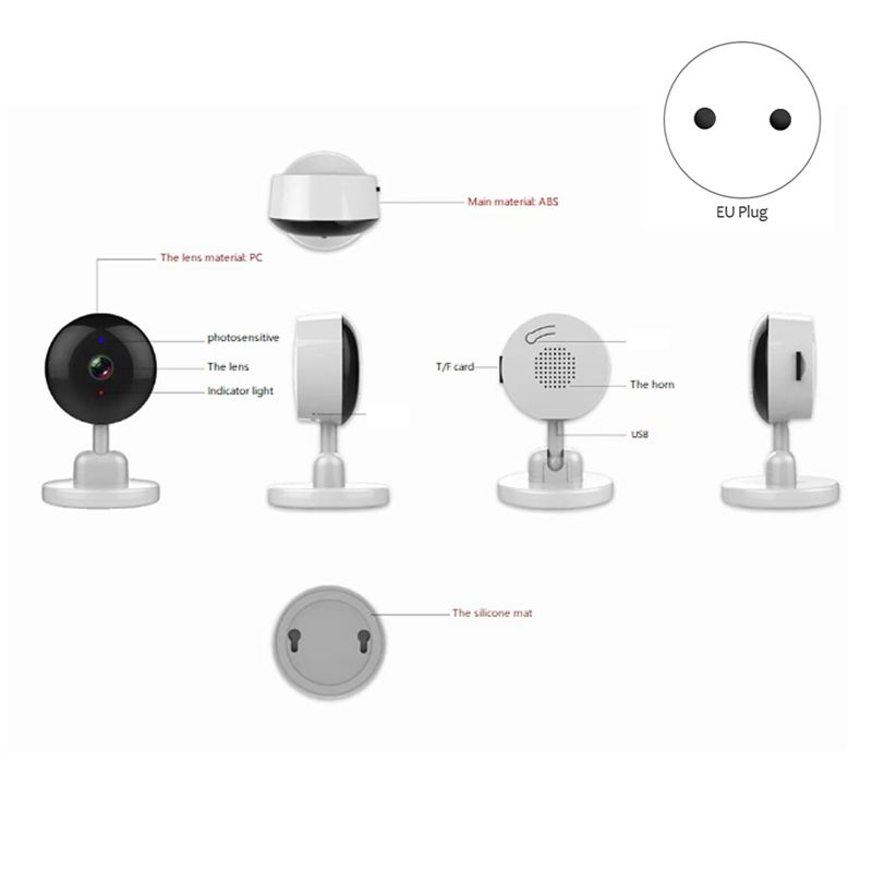 Essential Indoor Wifi Tuya Cam - Home Security And Cctv บทวิจารณ์และราคา