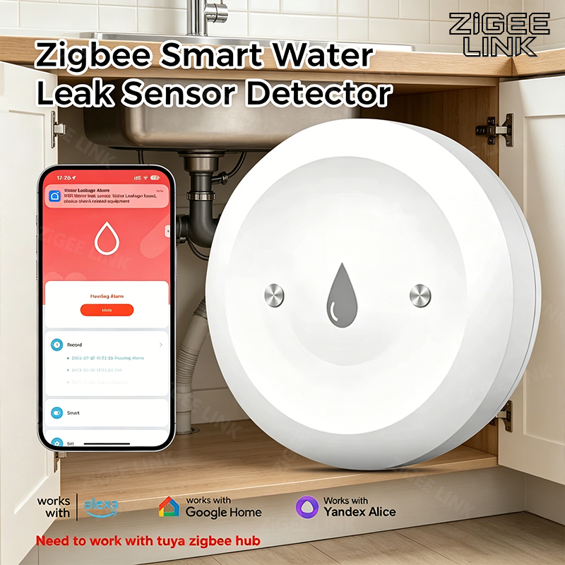 Zigbee3.0 Smart Water Leak Sen - Home Security And Monitoring บทวิจารณ์และราคา