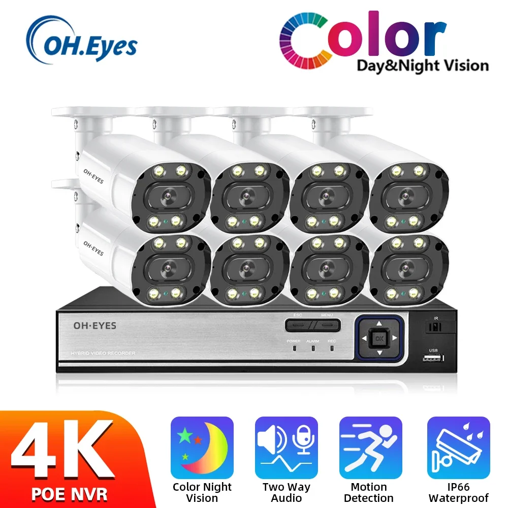 8CH 4K POE Security Camera Sys - Nvr Kit 8 Channel บทวิจารณ์และราคา