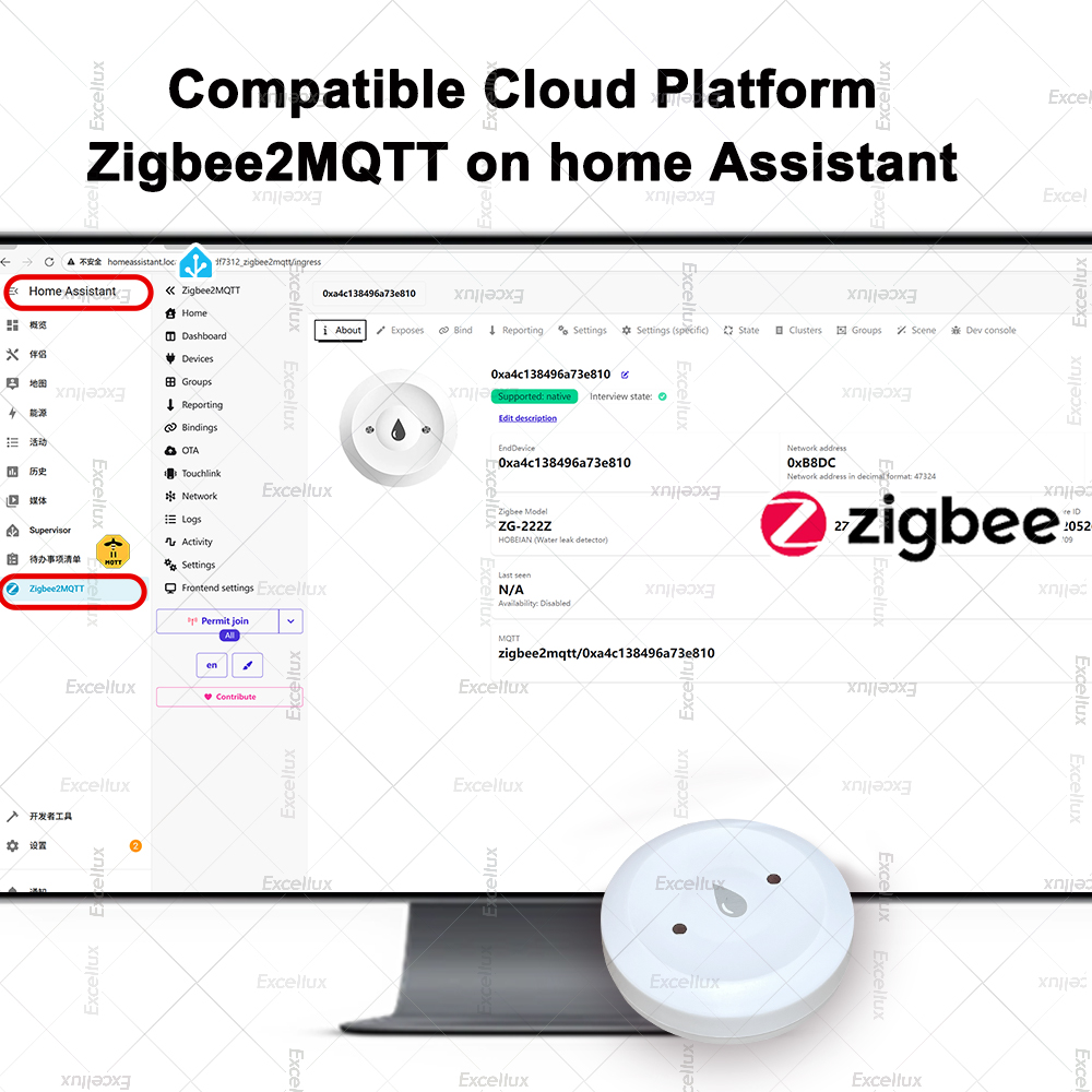 Zigbee Water Detector Leakage  - Home Security And Monitoring บทวิจารณ์และราคา