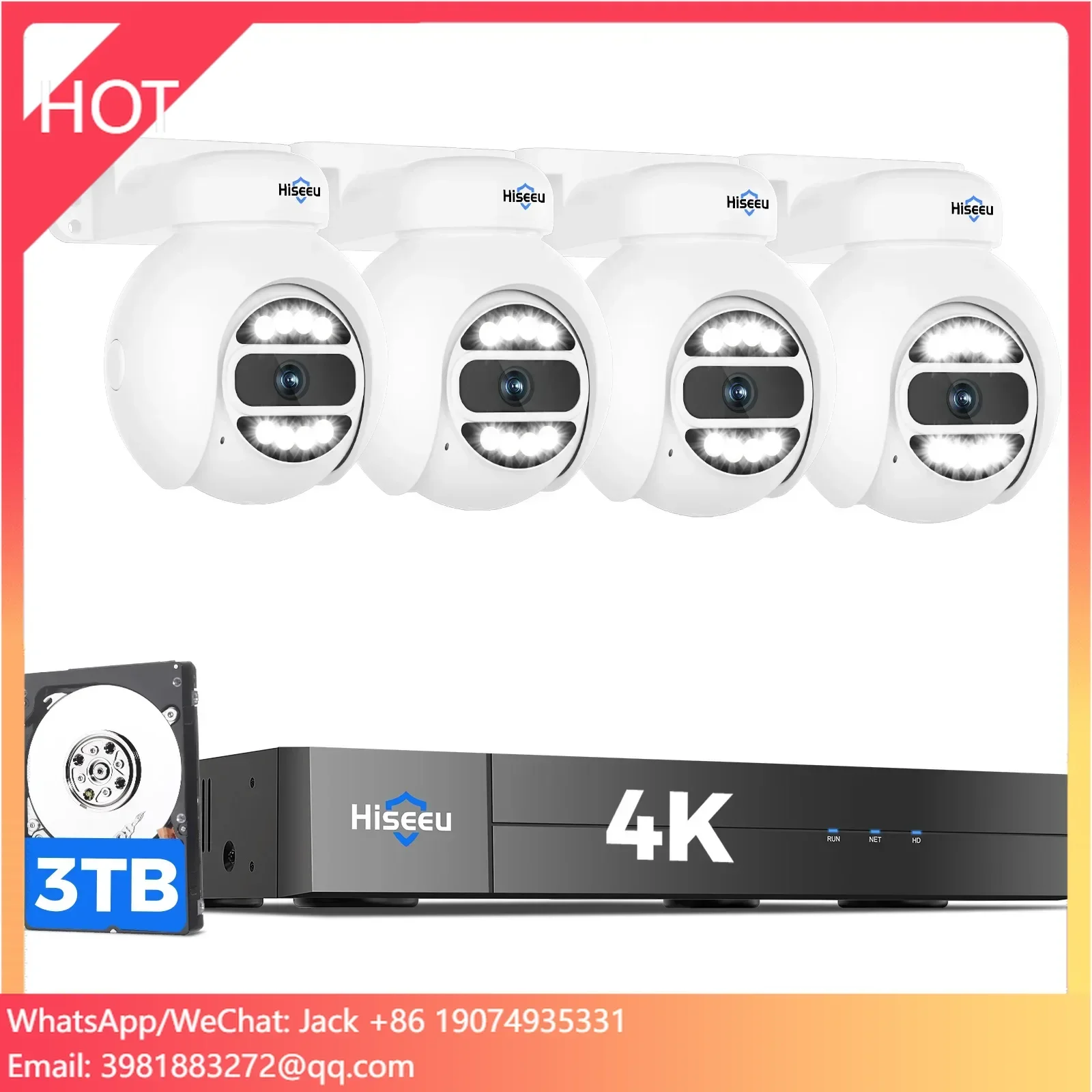 Hiseeu Automatic Tracking 5mp  - Home Security Ultimate บทวิจารณ์และราคา