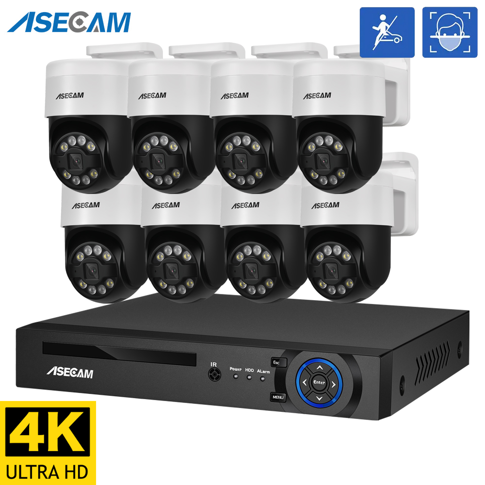 8MP 4K PTZ Security Camera Sys - Home Security Video Recording Systems บทวิจารณ์และราคา