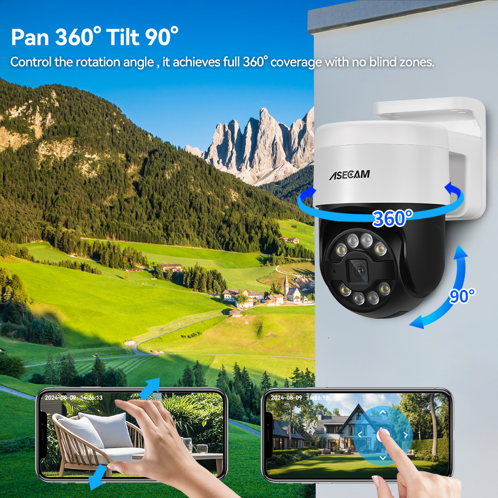 8MP 4K PTZ Security Camera Sys - Home Security Video Recording Systems บทวิจารณ์และราคา