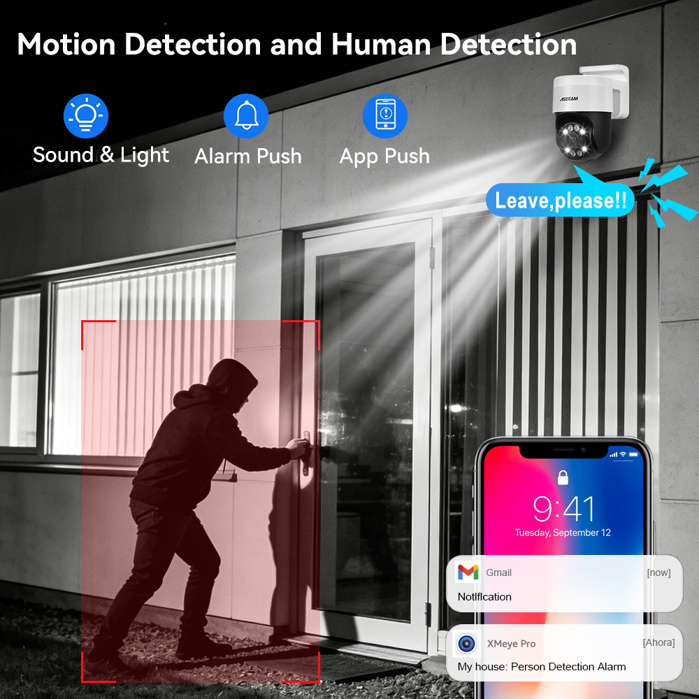 8MP 4K PTZ Security Camera Sys - Home Security Video Recording Systems บทวิจารณ์และราคา