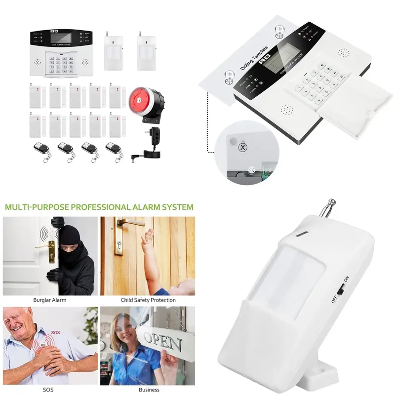 House Burglar Alarm Kit Auto D - Home Security Wireless บทวิจารณ์และราคา