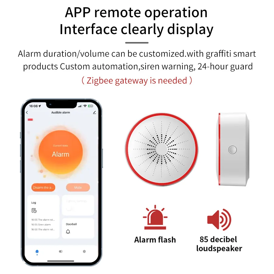 Tuya WiFi ZigBee Smart Alarm S - Home Security Ultimate บทวิจารณ์และราคา