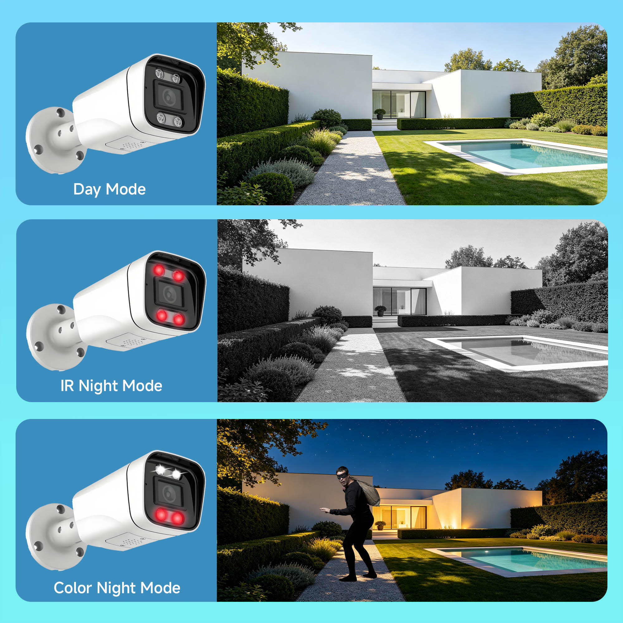 BFMore 8MP 4K Ai Human Detecti - Home Security With Ai บทวิจารณ์และราคา
