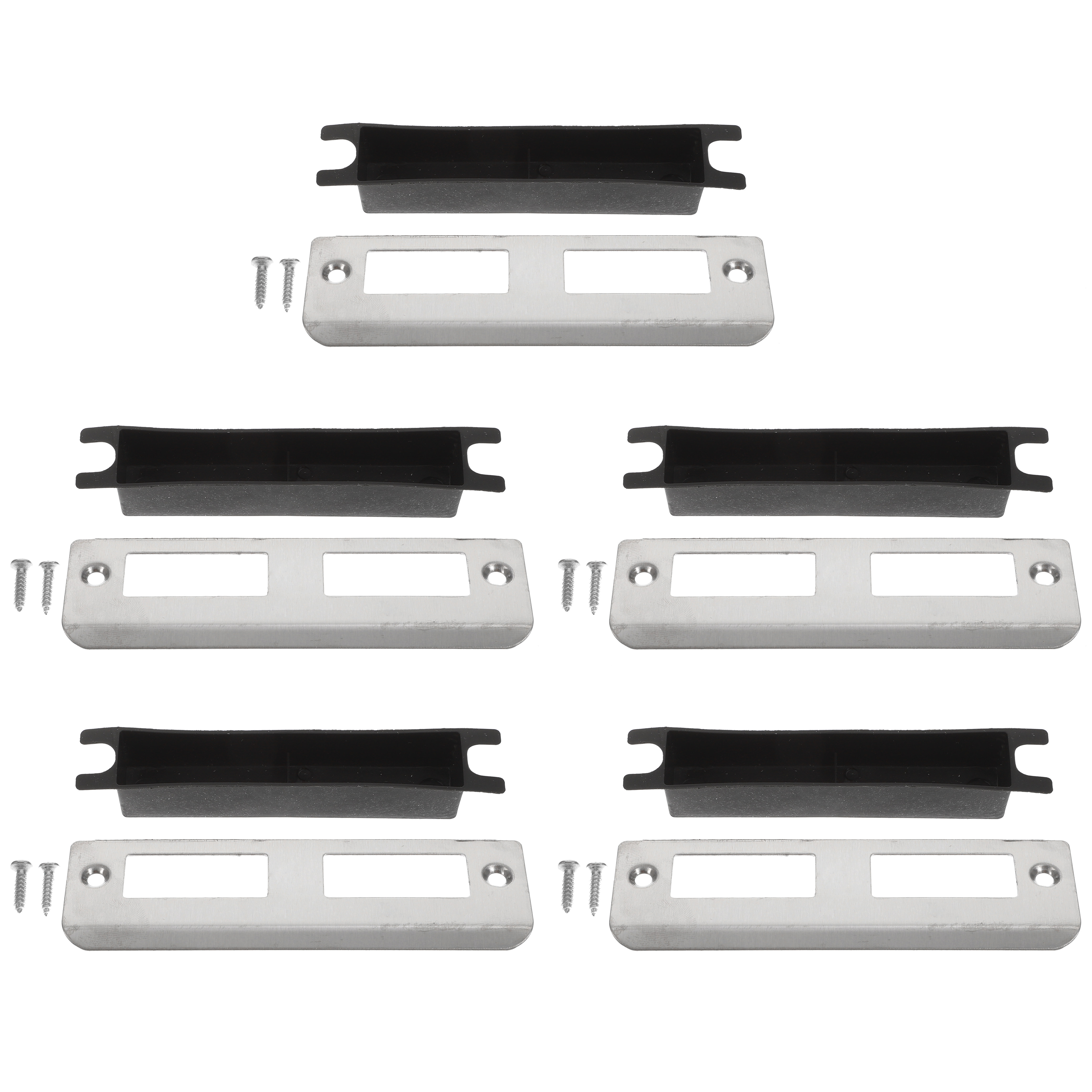 5Pcs Stainless Steel Door Hole - Door Reinforcer Kit บทวิจารณ์และราคา
