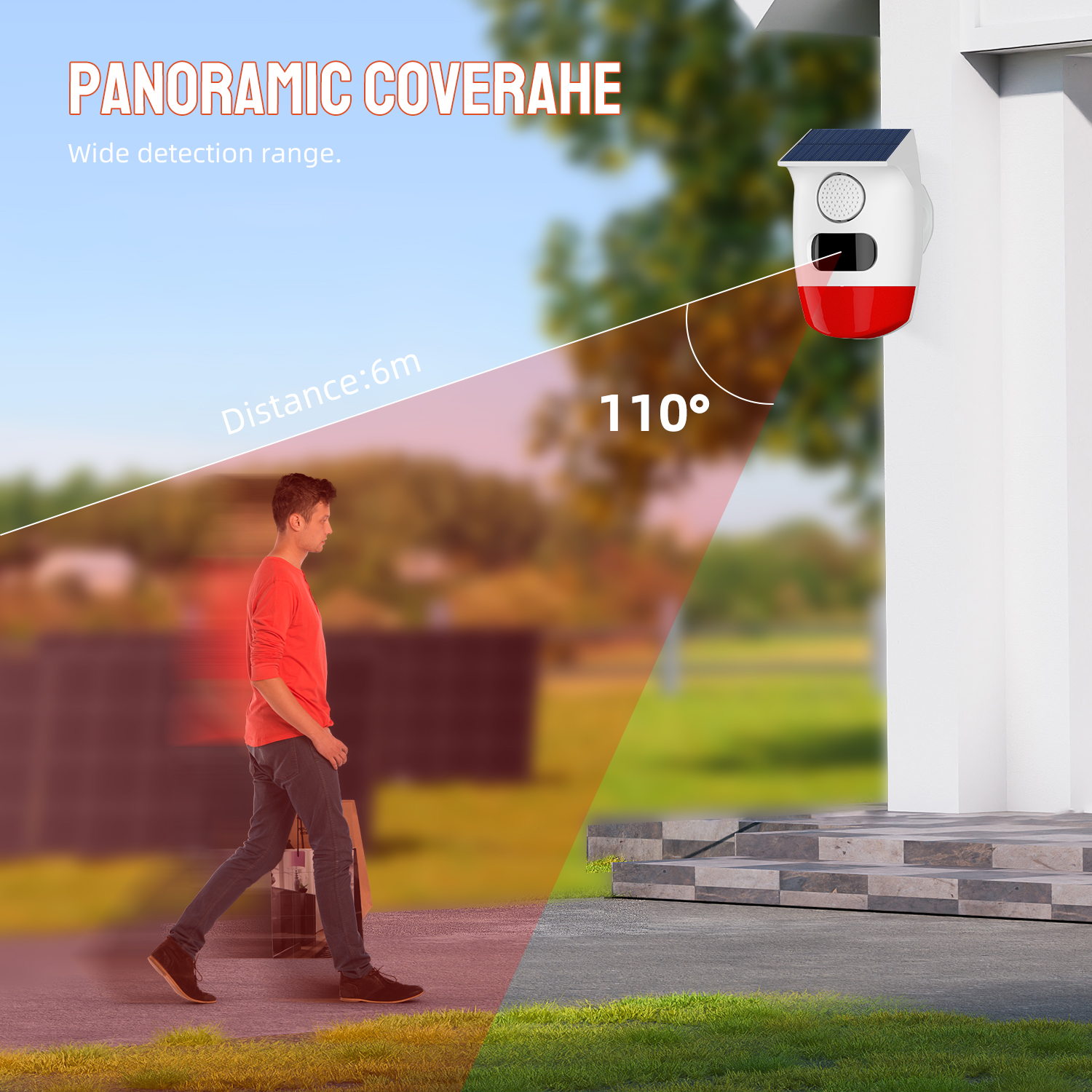 Independant Solar Power Stobe  - Home Security Land บทวิจารณ์และราคา