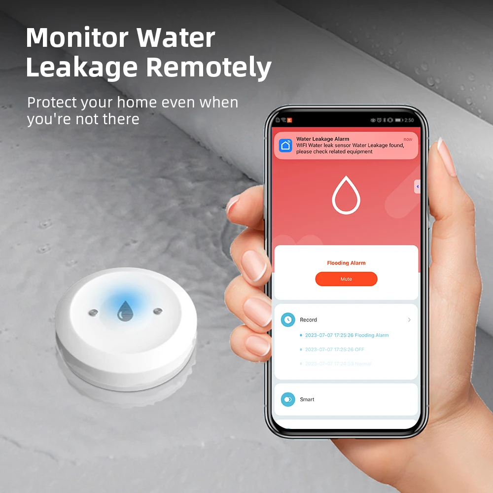 Zigbee Water Leak Sensor for T - Home Security With Ai บทวิจารณ์และราคา