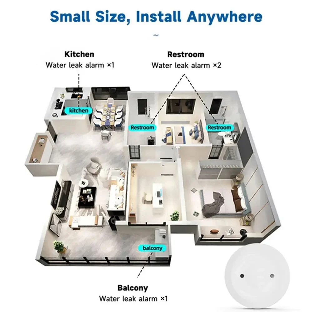 Zigbee Water Leak Sensor for T - Home Security With Ai บทวิจารณ์และราคา