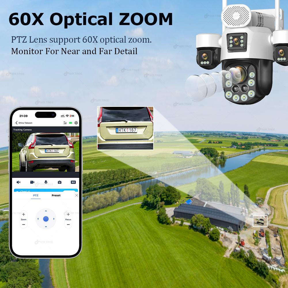 AOV Four Lens Outdoor Surveill - Home Security Ultimate บทวิจารณ์และราคา
