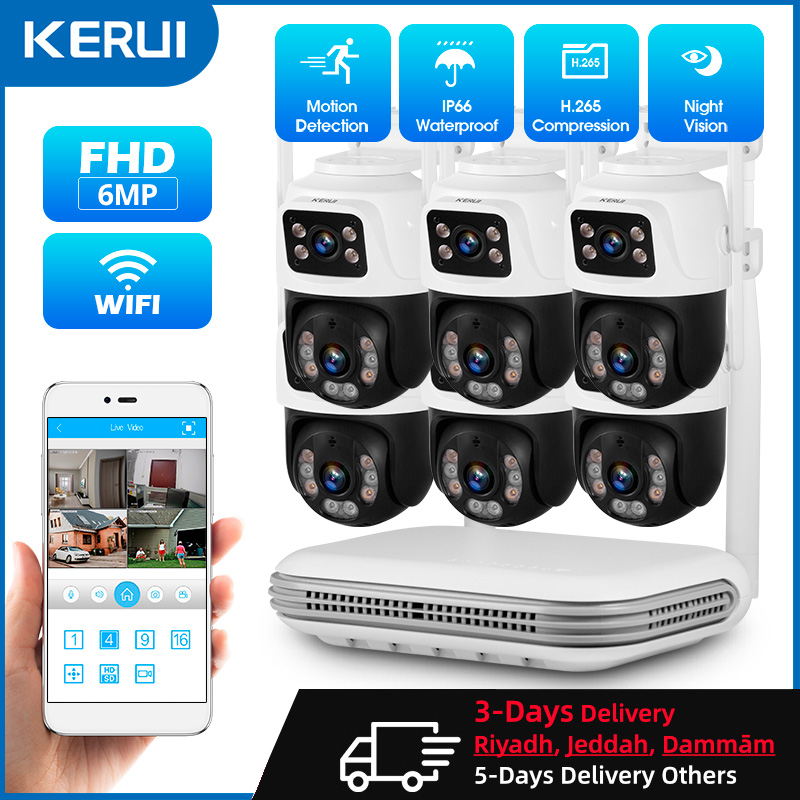 KERUI Waterproof 6MP HD Wirele - Home Security Ultimate บทวิจารณ์และราคา