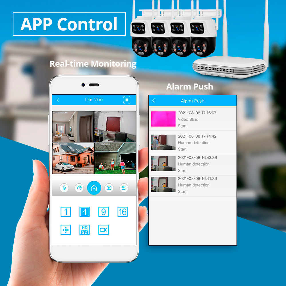 KERUI Waterproof 6MP HD Wirele - Home Security Ultimate บทวิจารณ์และราคา