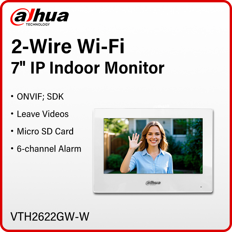 Dahua 2-Wire WiFi Indoor Monit - Home Security And Monitoring บทวิจารณ์และราคา