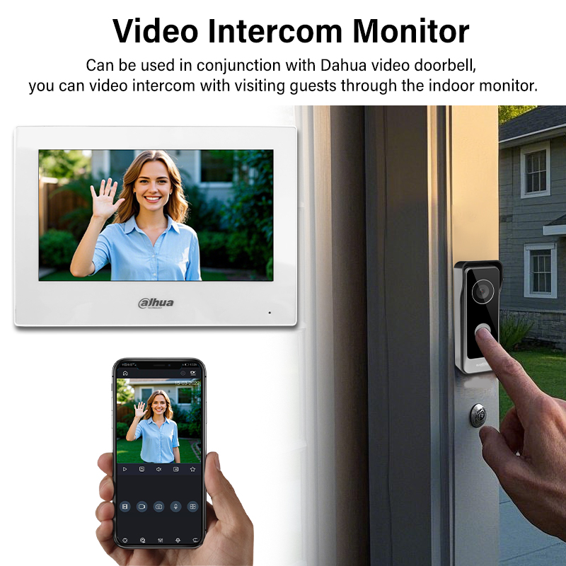 Dahua 2-Wire WiFi Indoor Monit - Home Security And Monitoring บทวิจารณ์และราคา