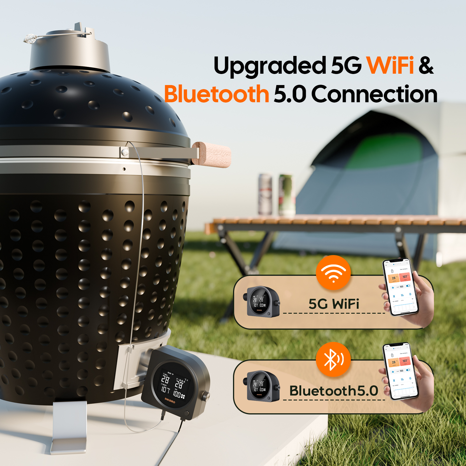 INKBIRD ISC-028BW Wireless Gri - Home Security Wireless บทวิจารณ์และราคา