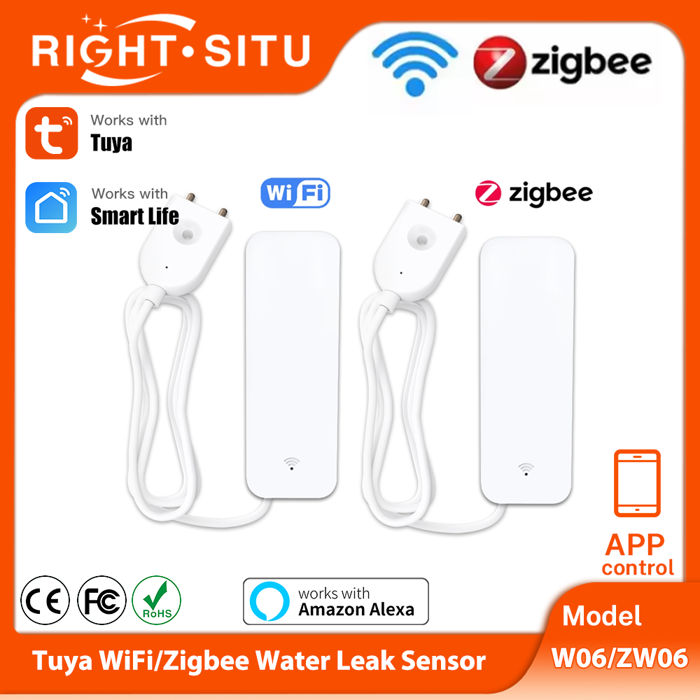 Tuya WiFi Zigbee Water Sensor  - Home Security With Ai บทวิจารณ์และราคา