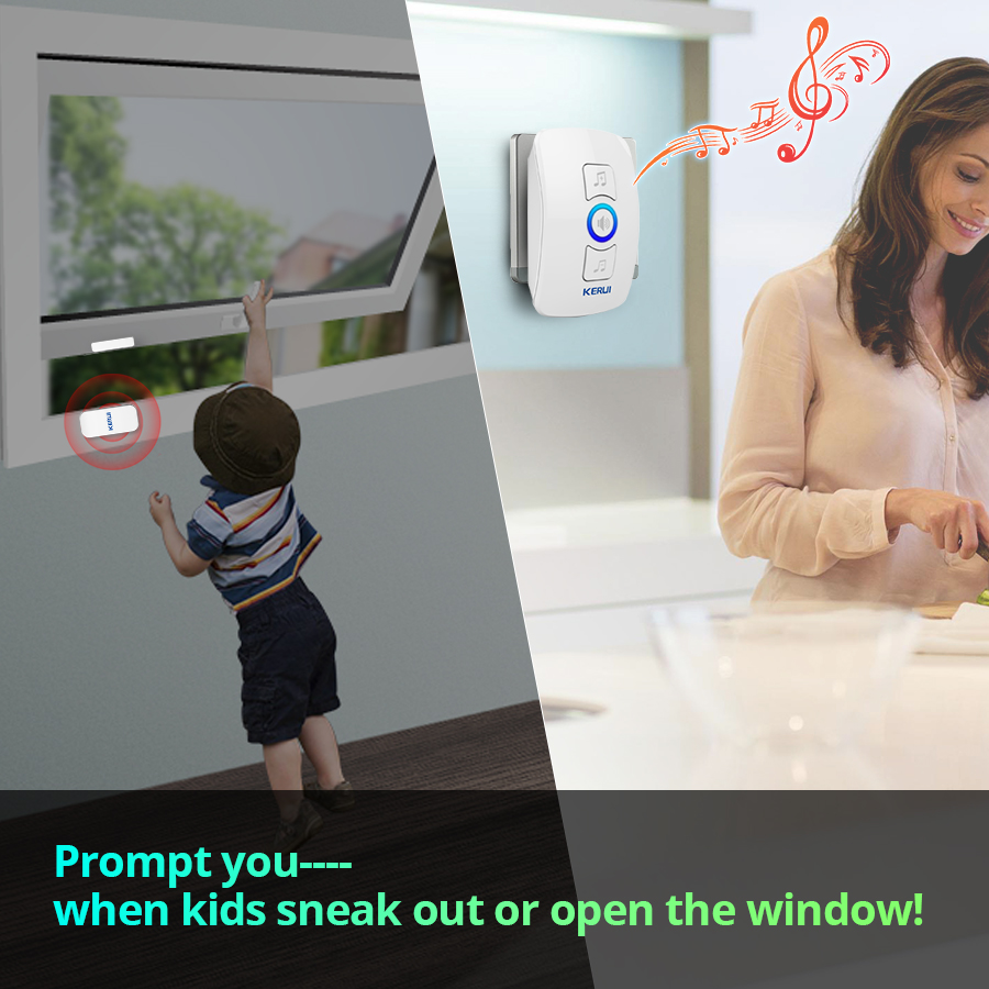 KERUI Wireless Doorbell Home S - Home Security Wireless บทวิจารณ์และราคา
