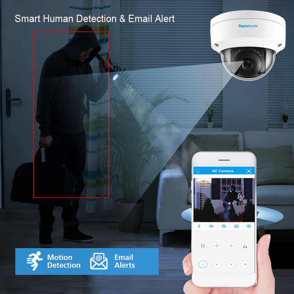 32CH 4K 8MP Security Camera Sy - Home Security Video Recording Systems บทวิจารณ์และราคา