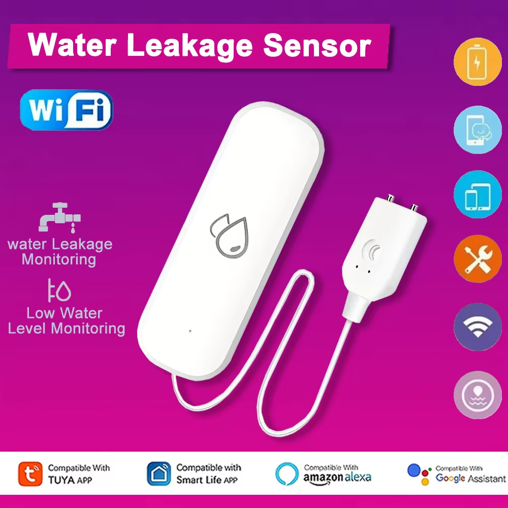 Tuya WiFi Water Leakage Alarm  - Home Security And Monitoring บทวิจารณ์และราคา