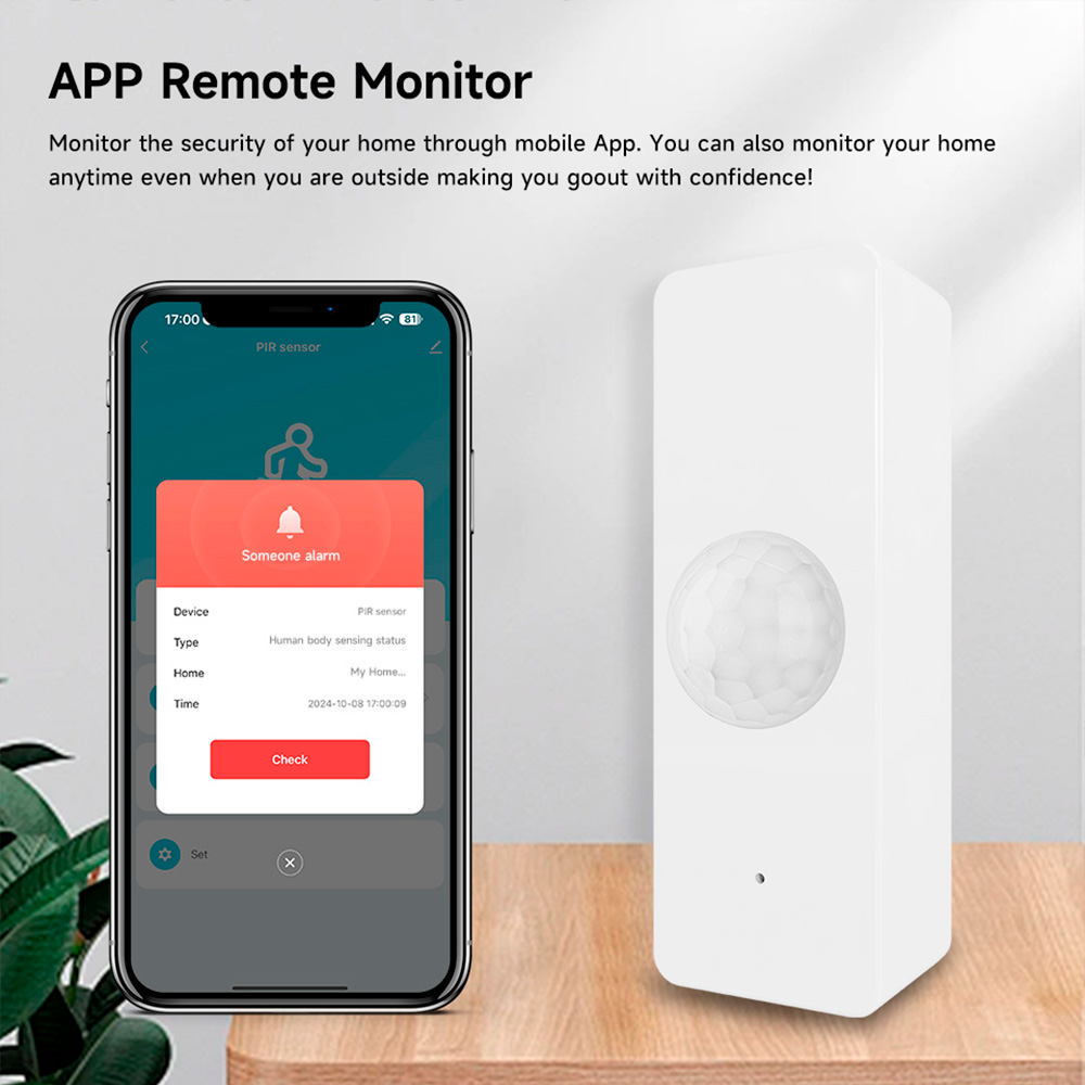 WiFi Smart PIR Motion Sensor T - Home Security System บทวิจารณ์และราคา