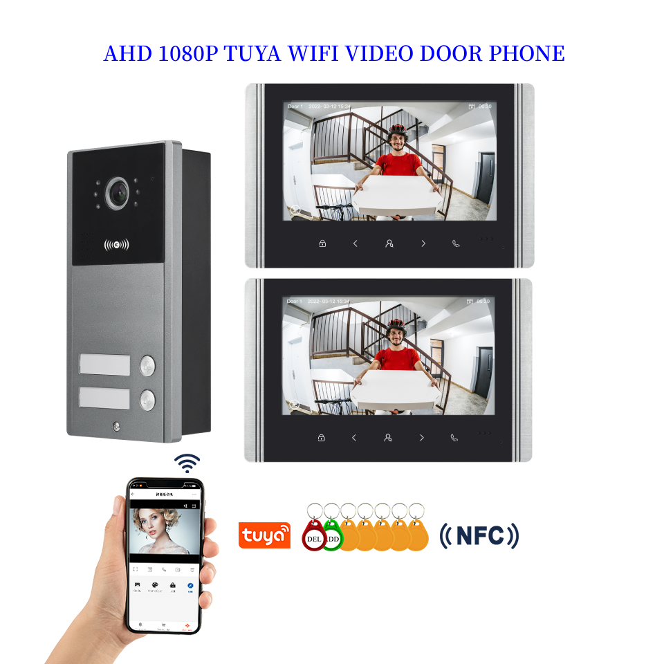 2 Units WIFI Video Intercom RF - Home Security Units บทวิจารณ์และราคา