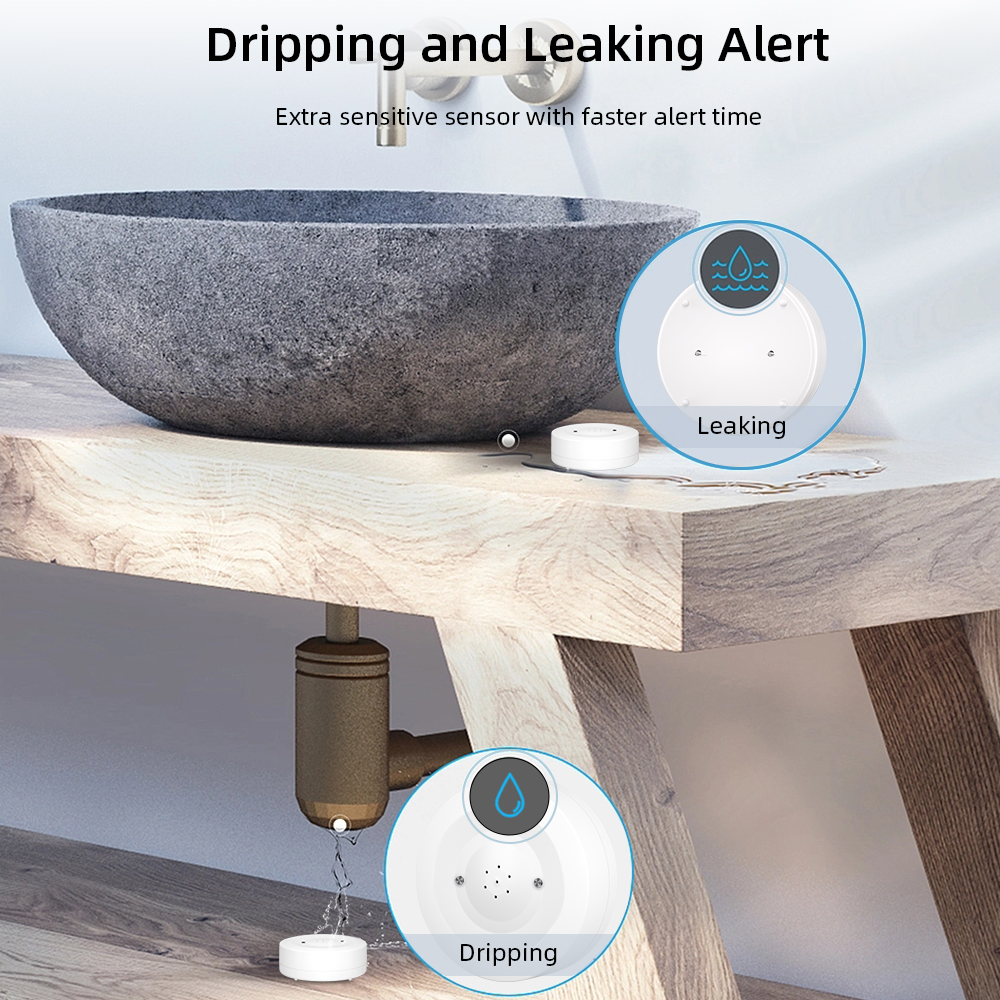 ONENUO WiFi Tuya Water Leak Se - Home Security And Monitoring บทวิจารณ์และราคา