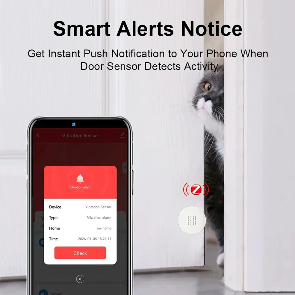 Tuya ZigBee Smart Vibration &  - Home Security System บทวิจารณ์และราคา