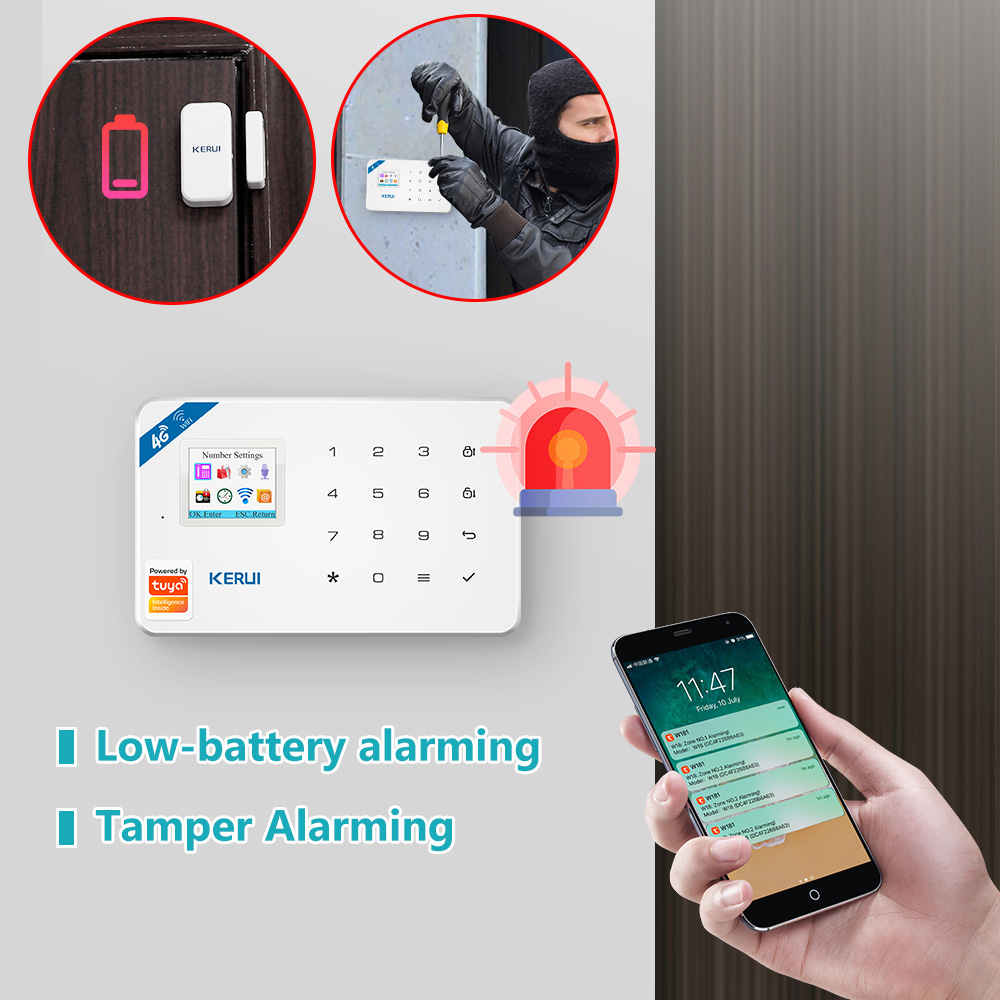 KERUI Tuya Smart W181 Home Sec - Home Security Units บทวิจารณ์และราคา