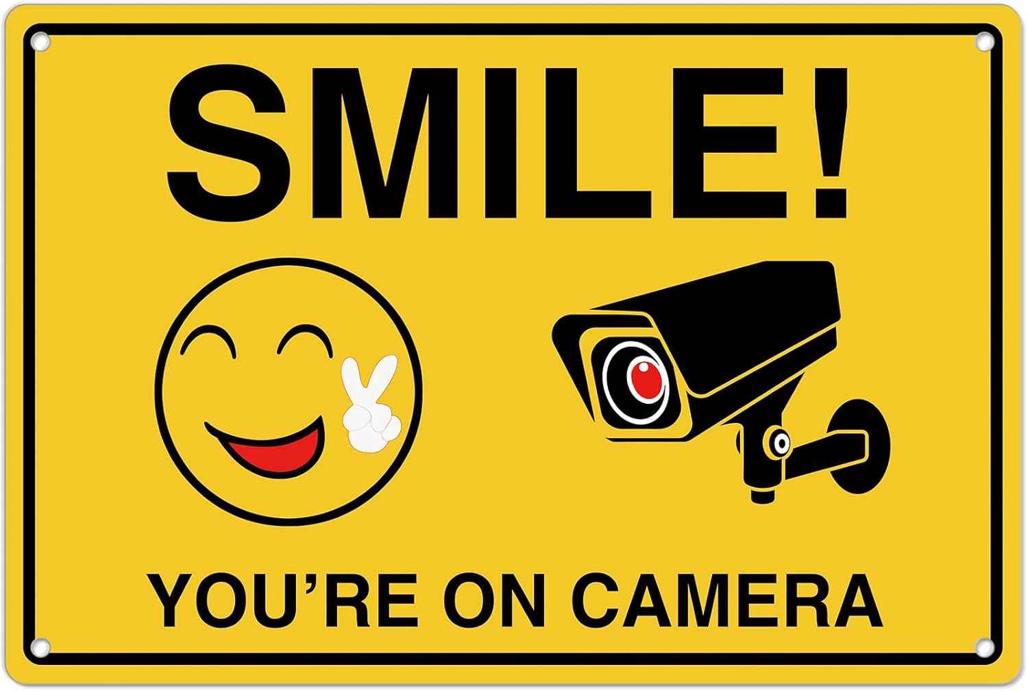 Smile Youre On Camera Signs ;  - Home Security Ultimate บทวิจารณ์และราคา