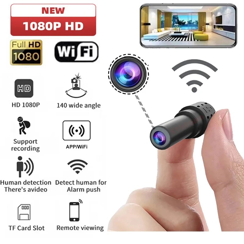 Mini WiFi Camera HD 1080P Indo - Home Security And Monitoring บทวิจารณ์และราคา