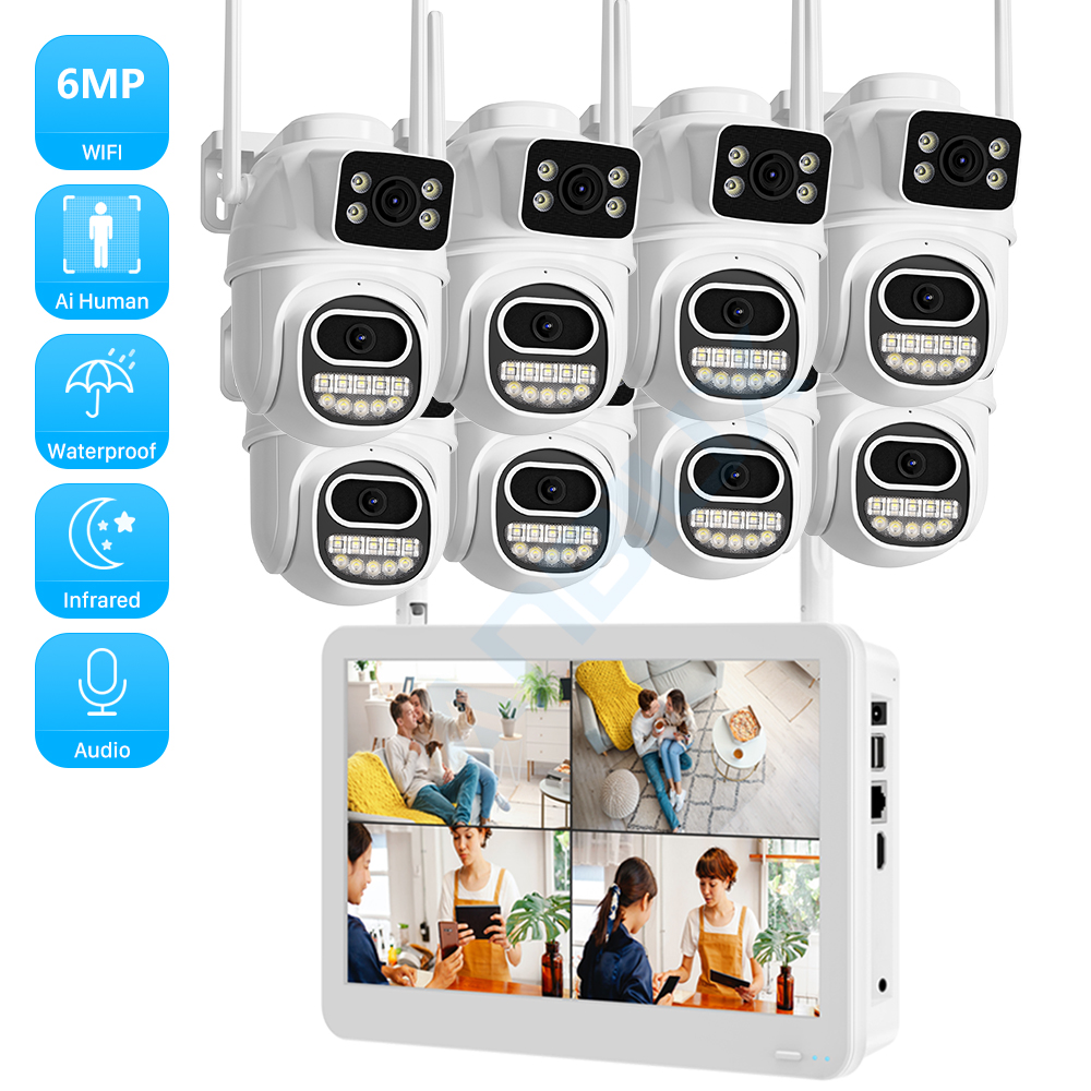 Wireless CCTV System WiFi Came - Nvr Kit 8 Channel บทวิจารณ์และราคา