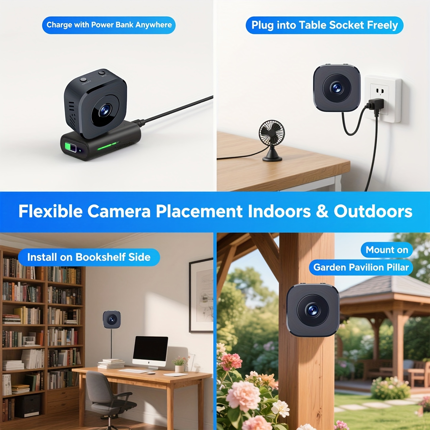 1080P HD Mini WiFi Camera Indo - Home Security Wireless บทวิจารณ์และราคา