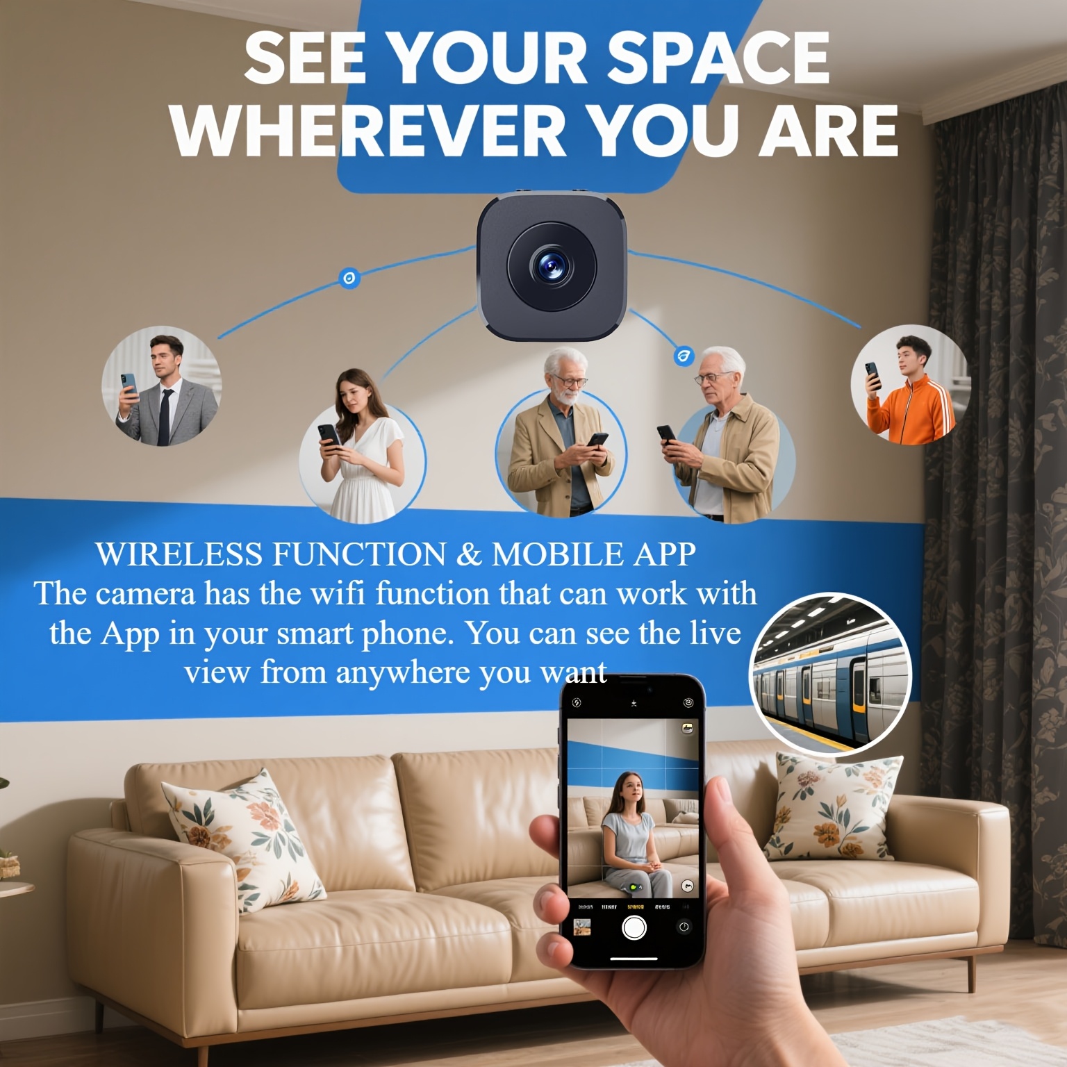 1080P HD Mini WiFi Camera Indo - Home Security Wireless บทวิจารณ์และราคา