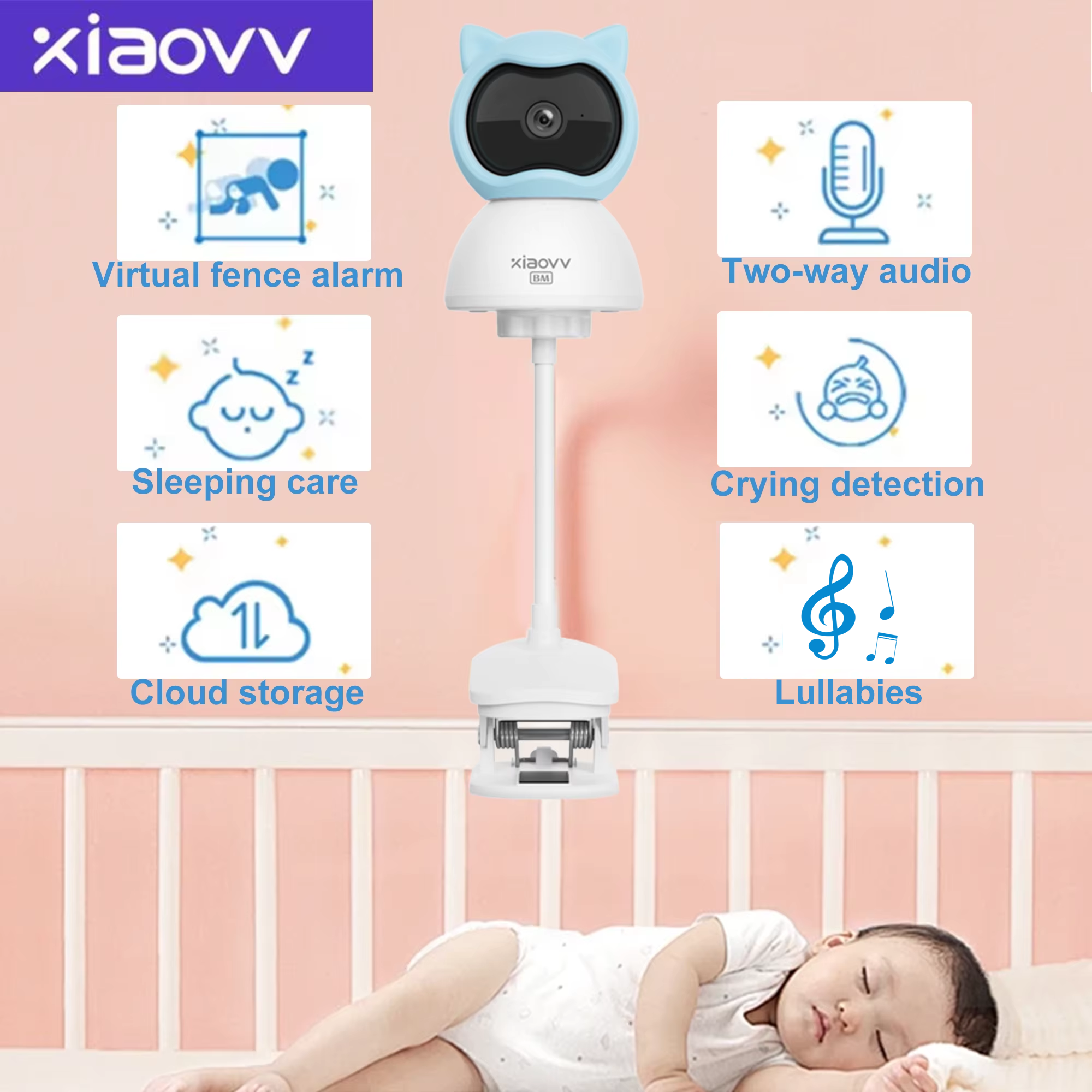 4MP WiFi xiaovv indoor Baby Mo - Home Security Ultimate บทวิจารณ์และราคา