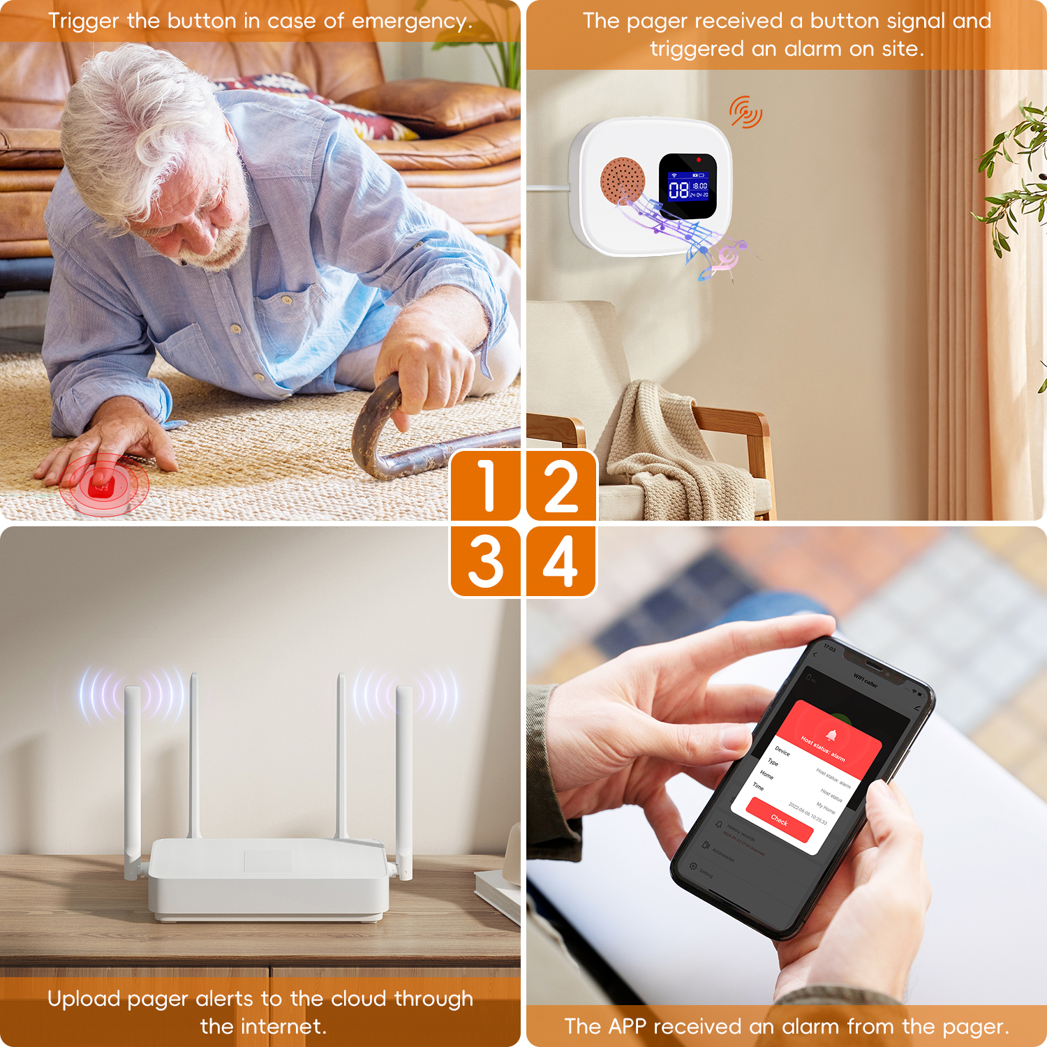 Emergency Call Button for Seni - Home Security With Ai บทวิจารณ์และราคา